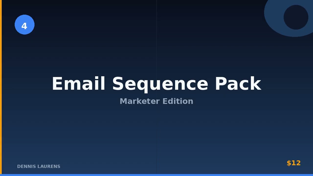 Welcome Email Sequence Pack